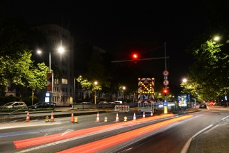 Travaux de nuit au rond-point Montgomery : c’est fini !